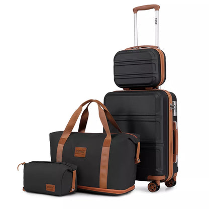 Treamy™ 4-Piece Hard Shell Suitcase Set