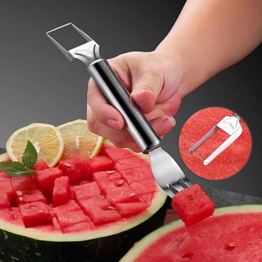 Treamy™ 2-in-1 Watermelon Cutter and Fork