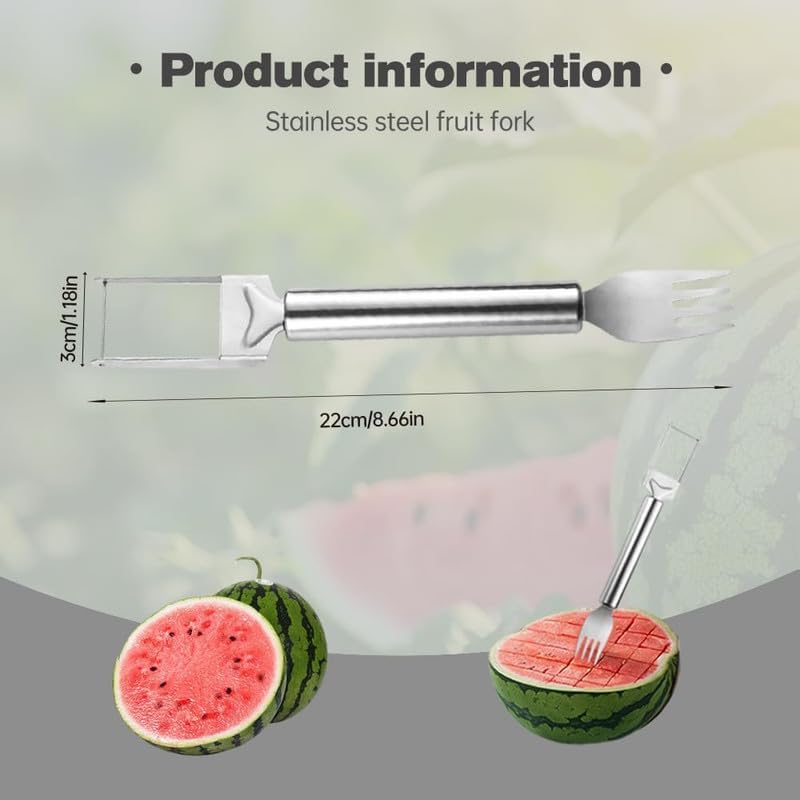 Treamy™ 2-in-1 Watermelon Cutter and Fork