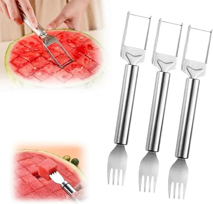 Treamy™ 2-in-1 Watermelon Cutter and Fork