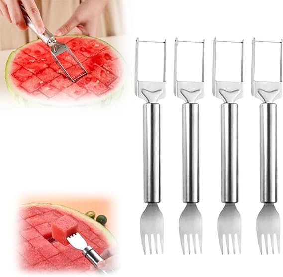 Treamy™ 2-in-1 Watermelon Cutter and Fork