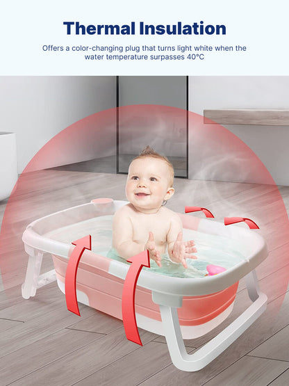 Treamy™ Baby Bath Tub: Safe & Comfortable Bathing