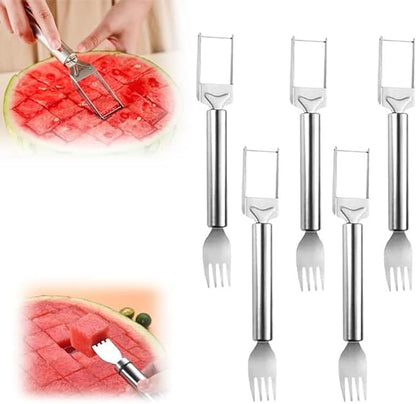 Treamy™ 2-in-1 Watermelon Cutter and Fork