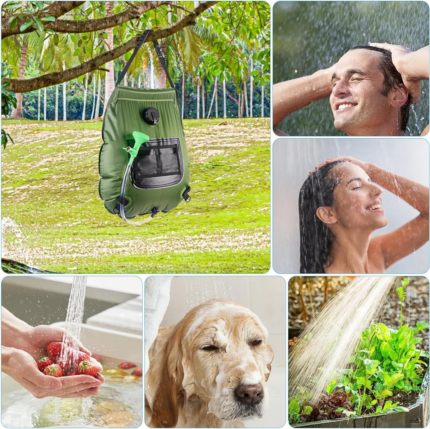 Treamy™ Solar Portable Shower Bag