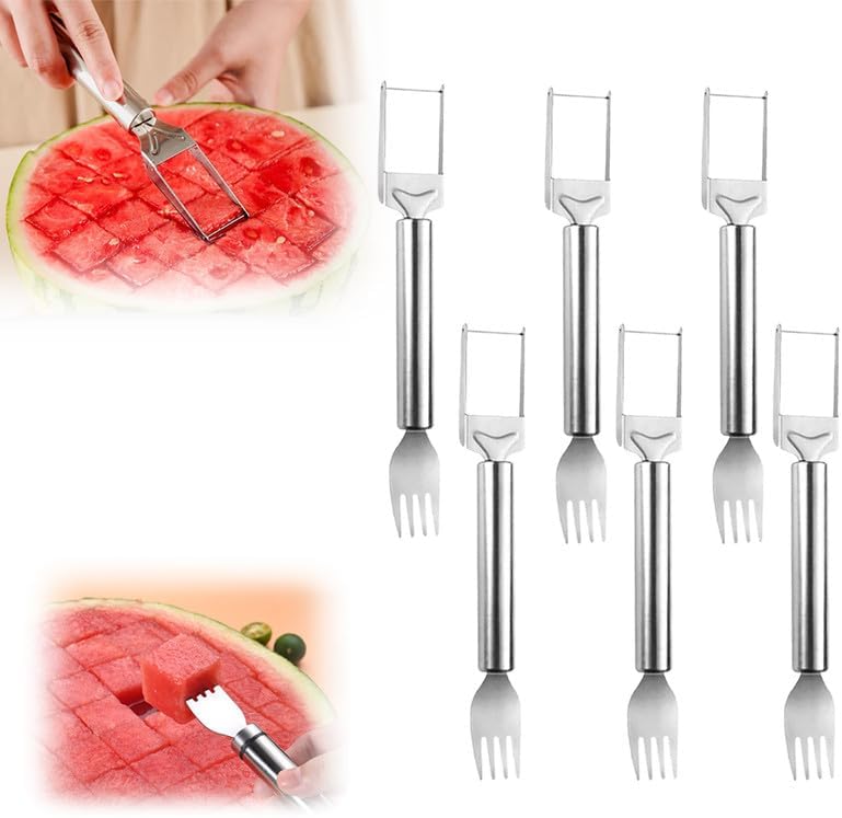 Treamy™ 2-in-1 Watermelon Cutter and Fork