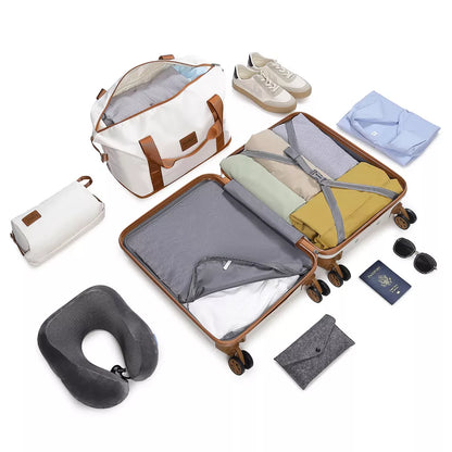 Treamy™ 4-Piece Hard Shell Suitcase Set