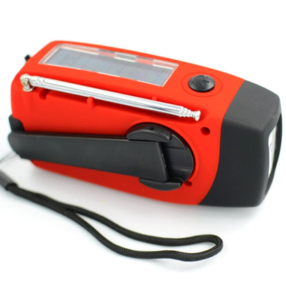 Treamy™ Solar Hand Crank Camping Light with Radio