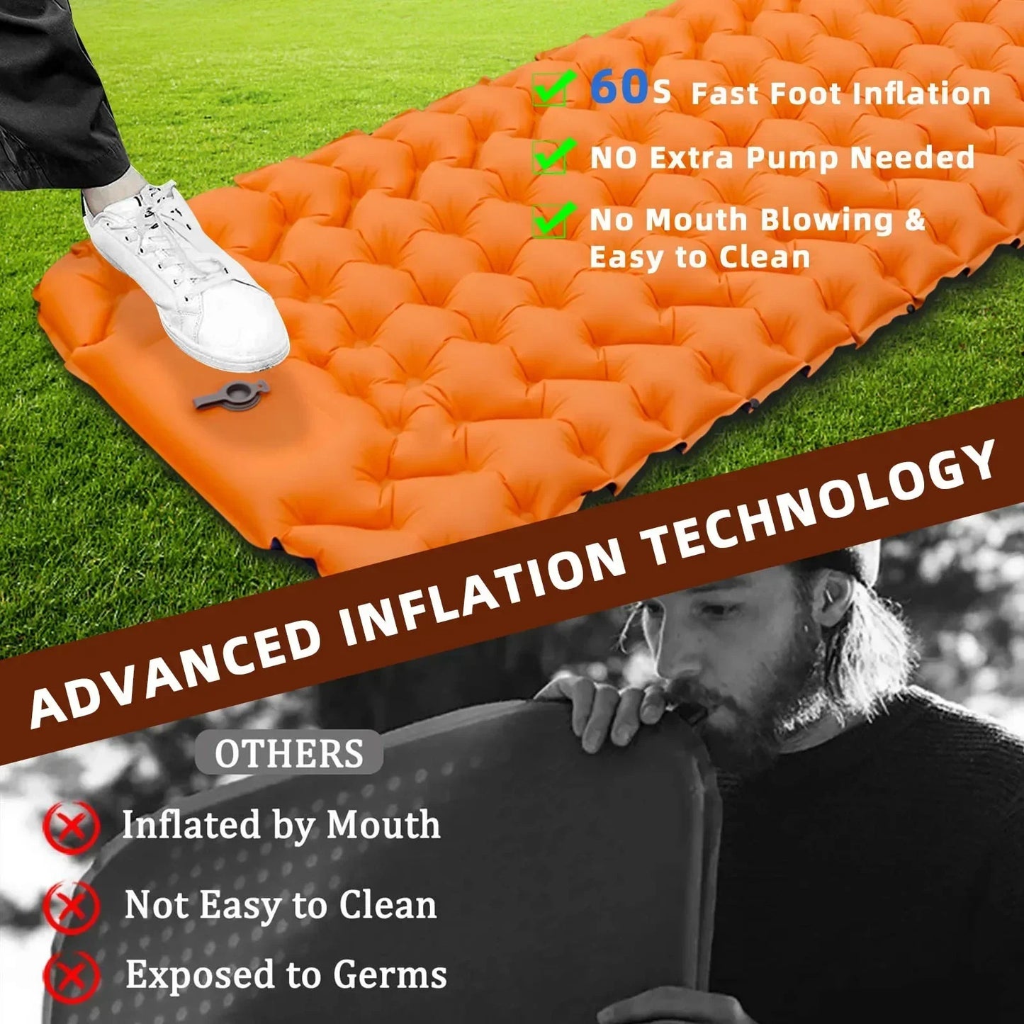 Treamy™ Camping Inflatable Mattress