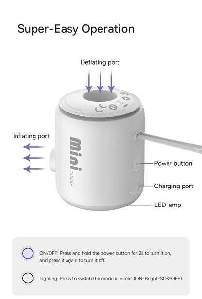 Treamy™ Mini Electric Air Pump