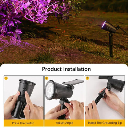 Treamy™ Solar Spotlights: Outdoor Lighting Solution