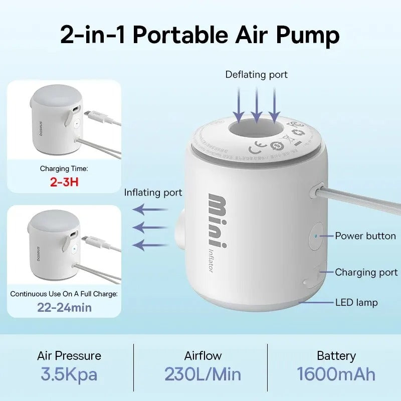 Treamy™ Mini Electric Air Pump