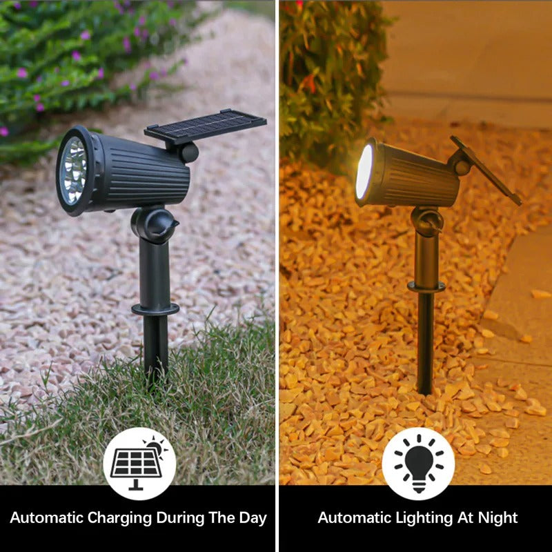 Treamy™ Solar Spotlights: Outdoor Lighting Solution