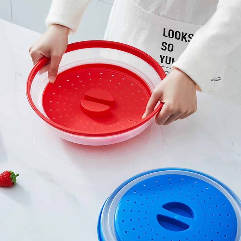 Treamy™ Microwave Splatter Cover & Colander